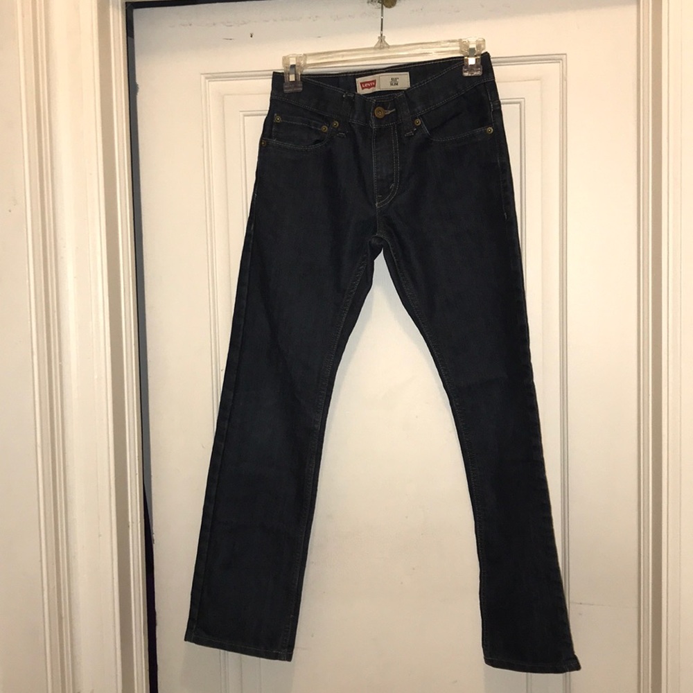 Levi’s 511 slim dark denim jeans boys 12 regular